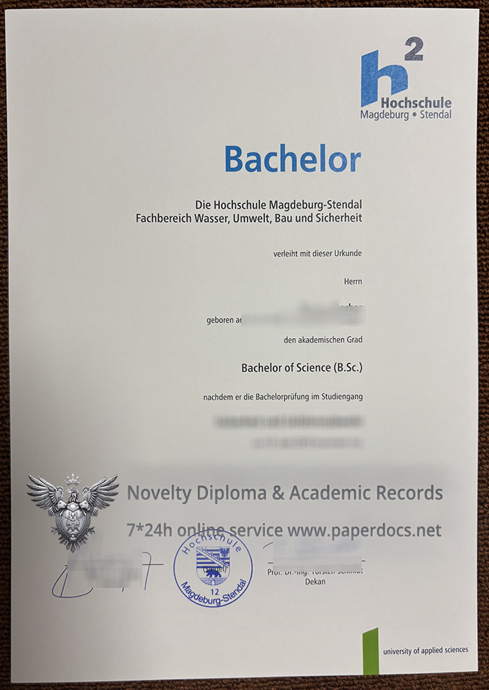 Hochschule Magdeburg-Stendal Urkunde 2026 Hochschule Magdeburg-Stendal Urkunde 2026
