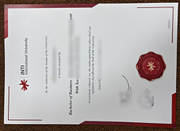 INTI International University degree sample