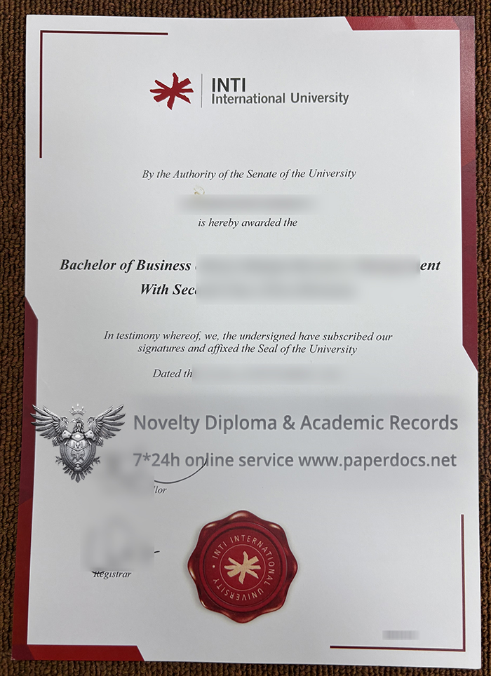 INTI International University degree