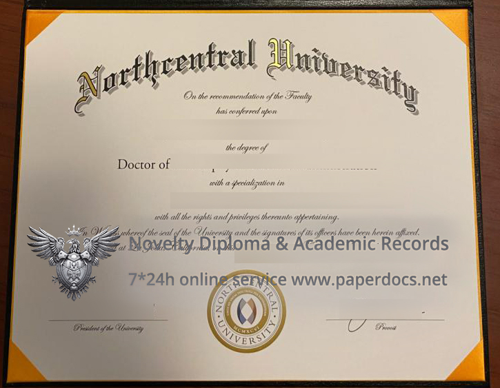 Northcentral University diploma sample Northcentral University diploma sample