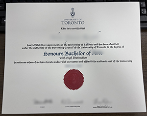 University of Toronto degree sample