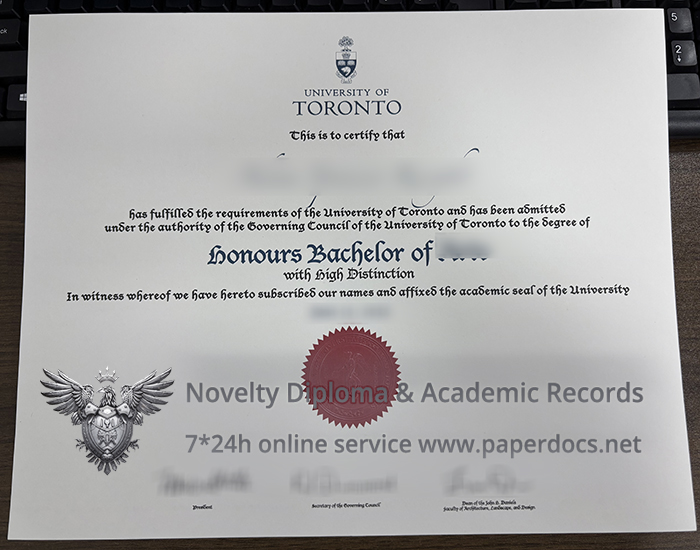 University of Toronto degree University of Toronto degree